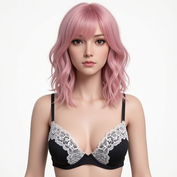 Dkny Other - DKNY Black & White Lace Bra – Size 36B